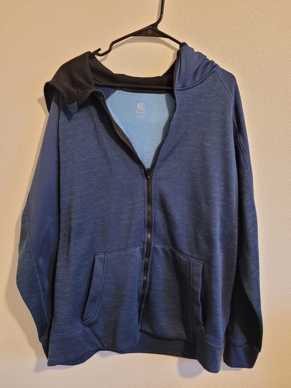 Champion Blue Full-Zip Hoodie Jacket #370